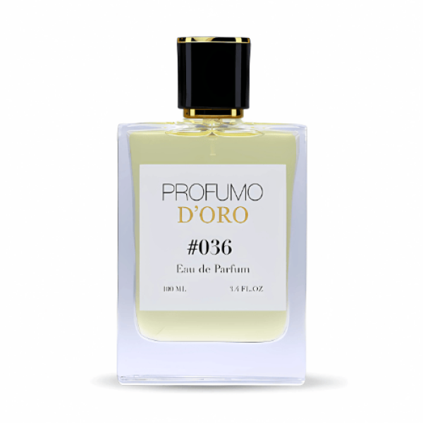 Profumo D’oro #036 – elegante Verpackung des Herren Eau de Parfum, modern und stilvoll gestaltet